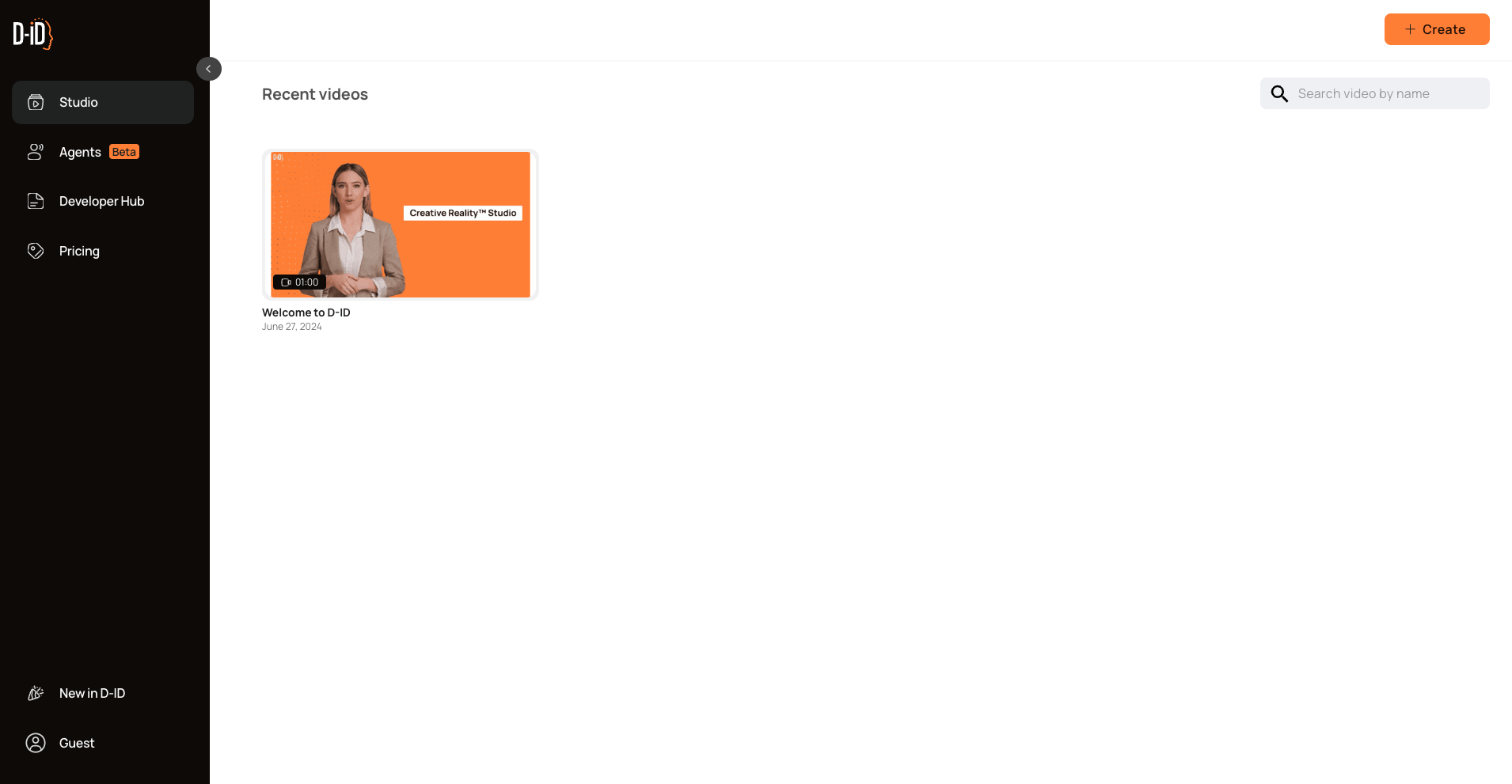 Creative Reality Studio (D-ID): Anima e Personalizza i Tuoi Contenuti con Avatar Digitali